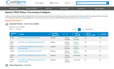 Addgene-Deposit-Status