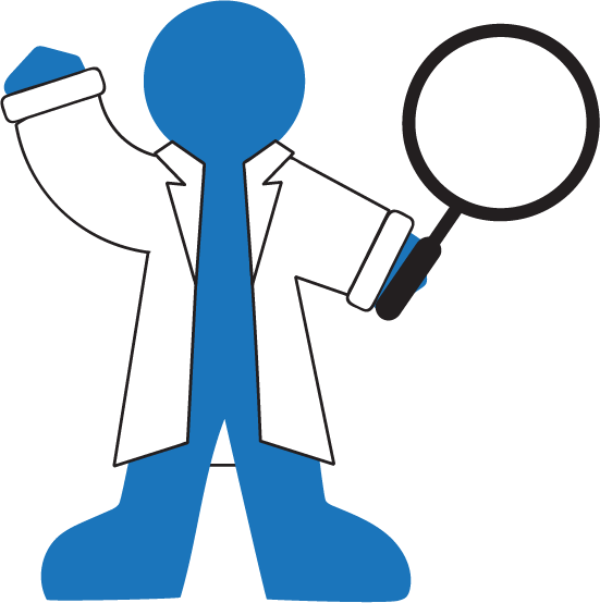 Blugene with magnifying glass-01